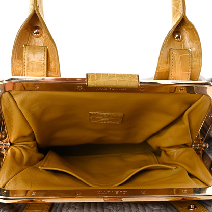 Louis Vuitton Monogram Motard Alligator Biker Perle Yellow 4 of 4