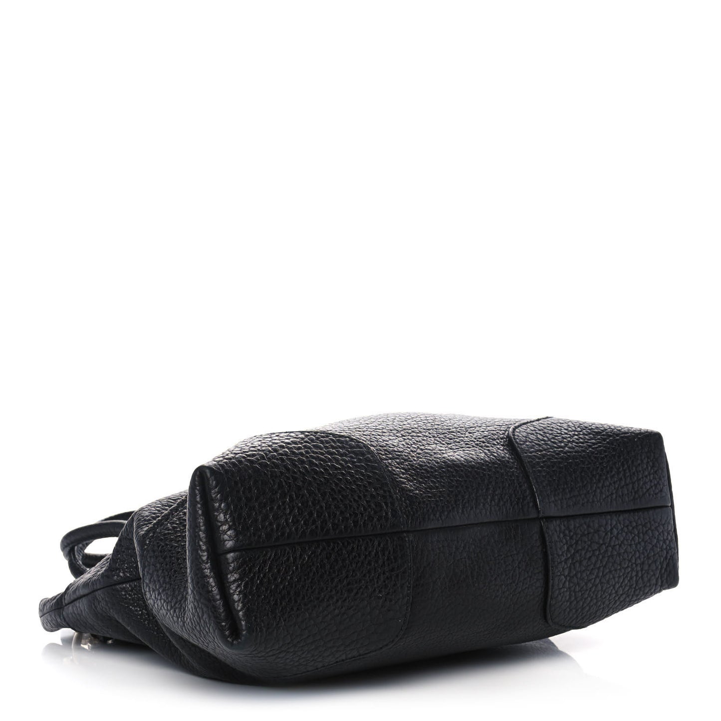 Calfskin Miss Camp Shoulder Bag Black
