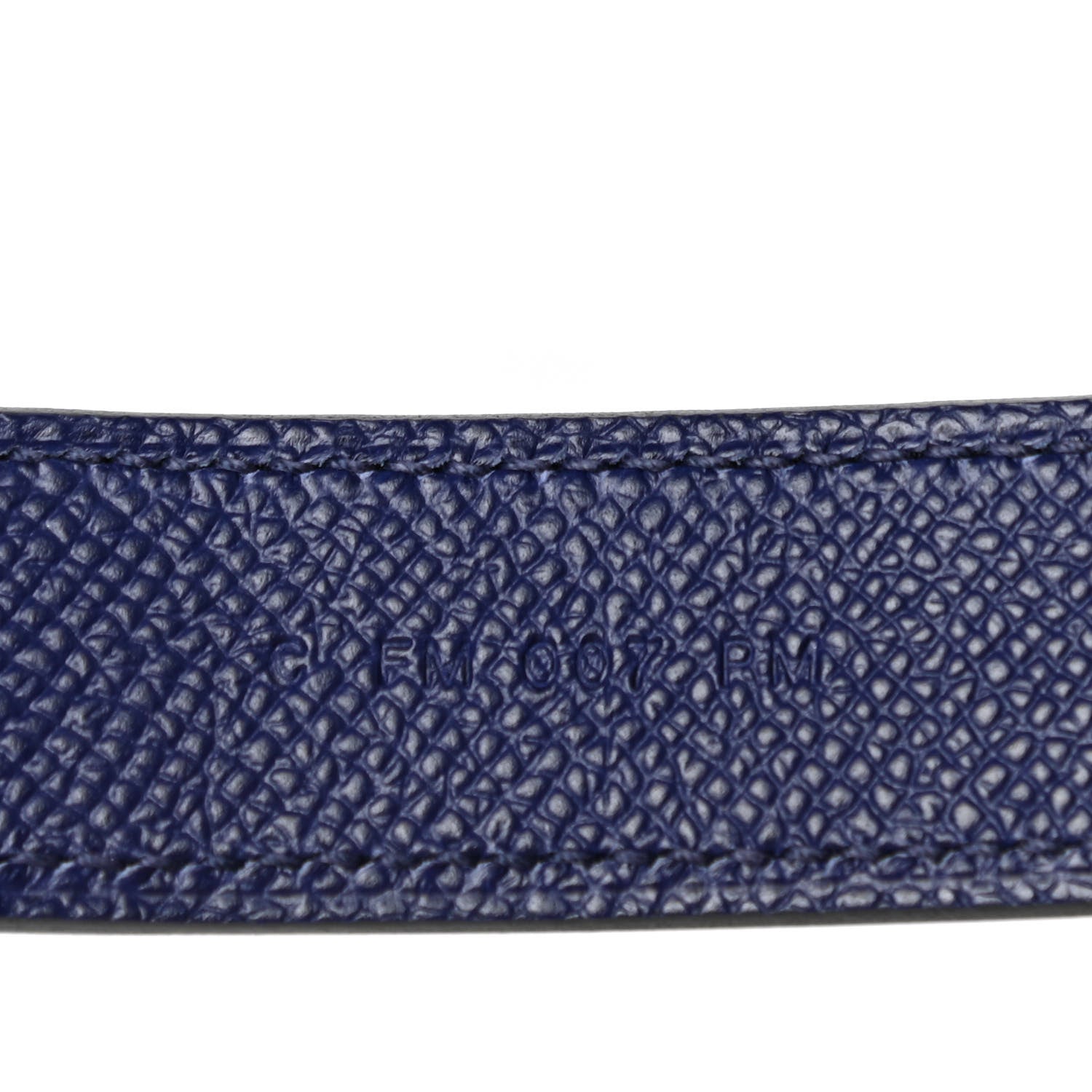 Hermes Epsom 25mm Tressage Shoulder Strap Bleu Indigo Noir Terre Battue 5 of 5