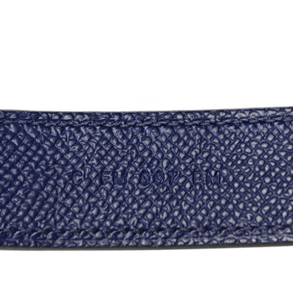 Hermes Epsom 25mm Tressage Shoulder Strap Bleu Indigo Noir Terre Battue 5 of 5