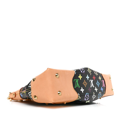 Louis Vuitton Monogram Multicolor Judy MM Black 4 of 9