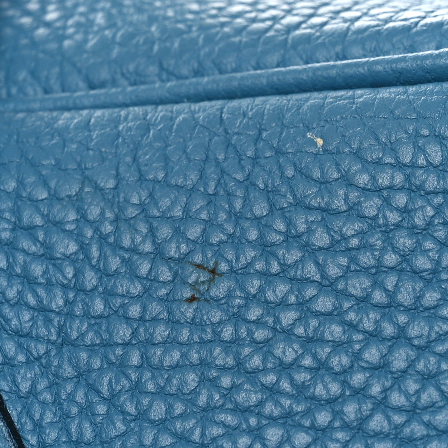 Hermes Taurillon Clemence Victoria II 35 Blue Jean 11 of 15