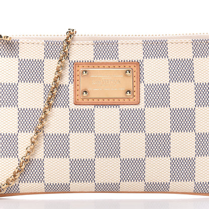 Louis Vuitton Damier Azur Pochette Milla MM 7 of 11