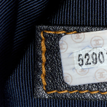 Chanel Denim Tortoise Timeless CC Tote Blue 7 of 10