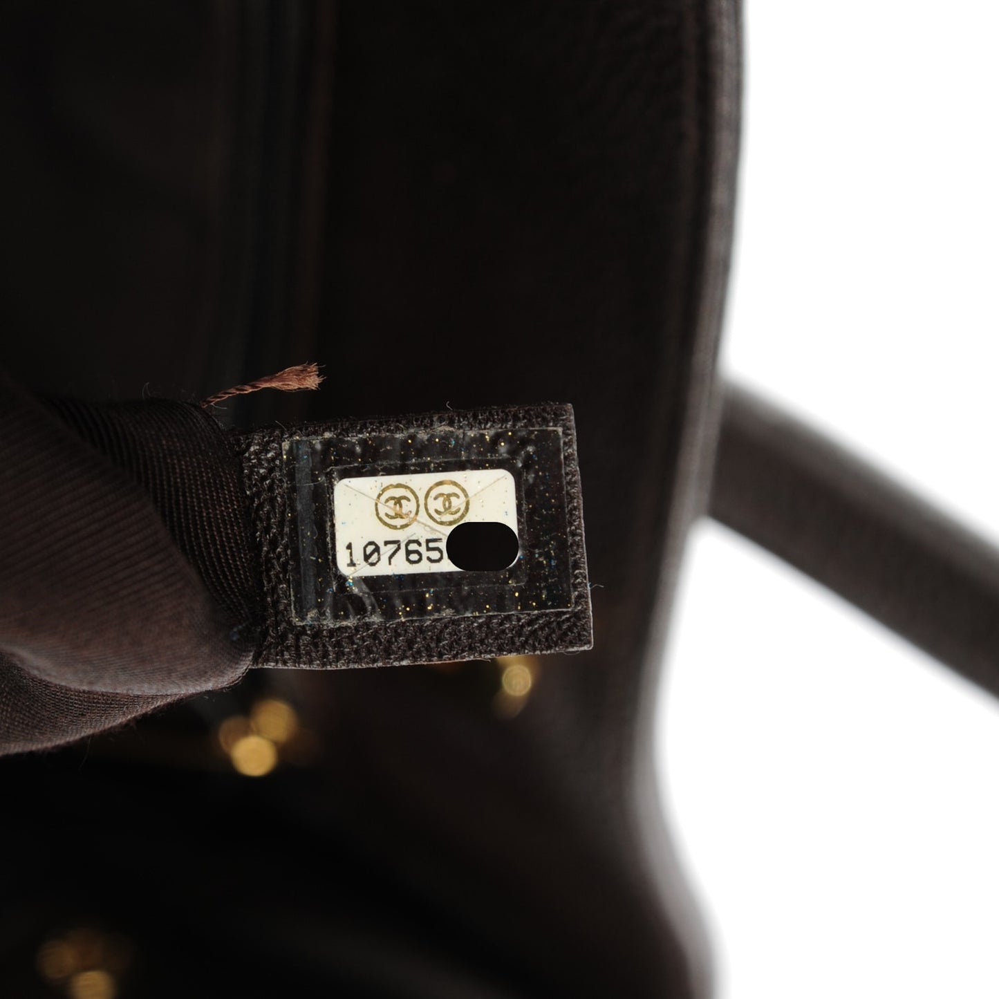 Calfskin Cerf Executive Shopper Tote Brown