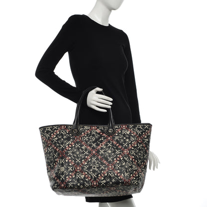 Chanel Coated Canvas Coco Tote Black 2 of 11