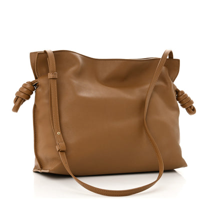 Loewe Nappa Calfskin Medium Flamenco Knot Clutch Warm Desert 3 of 9