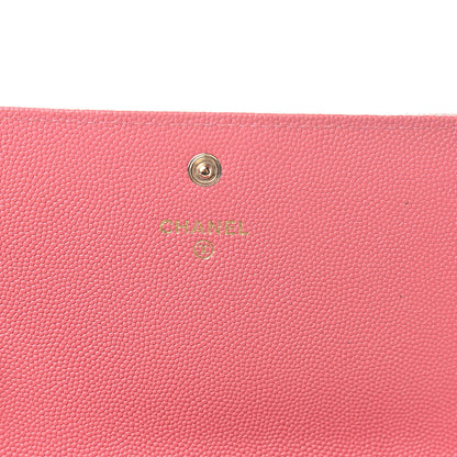 Chanel Caviar Quilted Mademoiselle Vintage Flap Wallet Pink 6 of 8