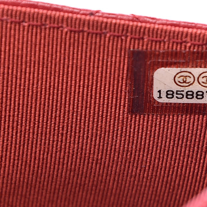 Chanel Caviar Quilted Wallet on Chain WOC Red 8 of 12