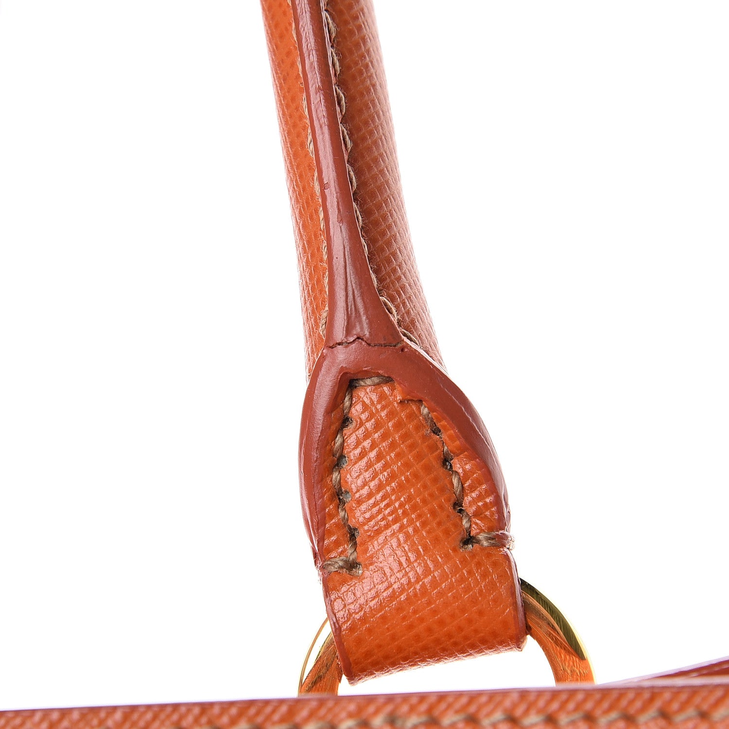 Prada Saffiano Lux Large Tote Papaya 16 of 18