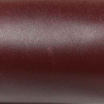 Salvatore Ferragamo Calfskin Small Vela Flap Bag Wine 6 of 17