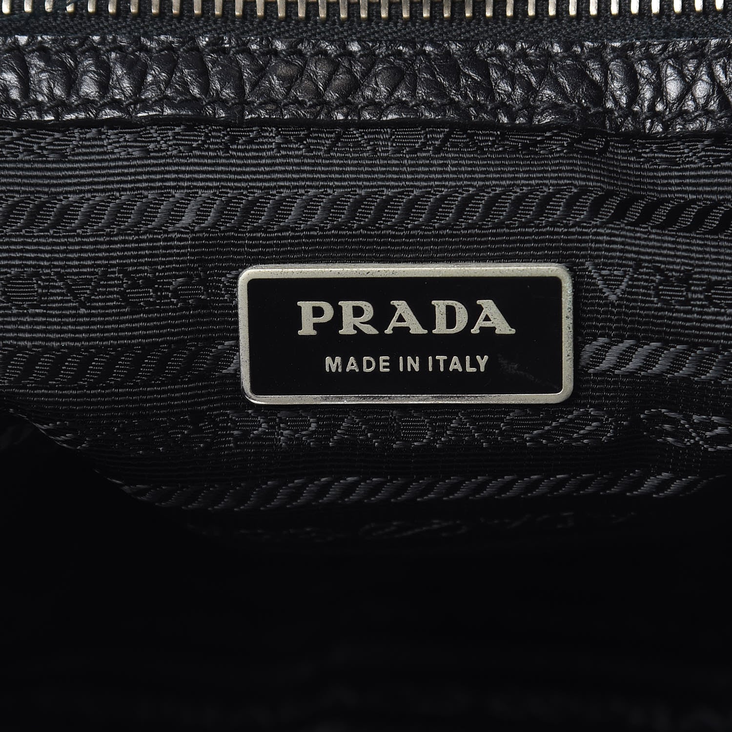 Prada Vitello Daino Hobo Black 6 of 10