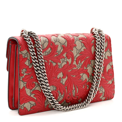 Gucci GG Supreme Monogram Arabesque Dionysus Shoulder Bag Hibiscus Red 3 of 11