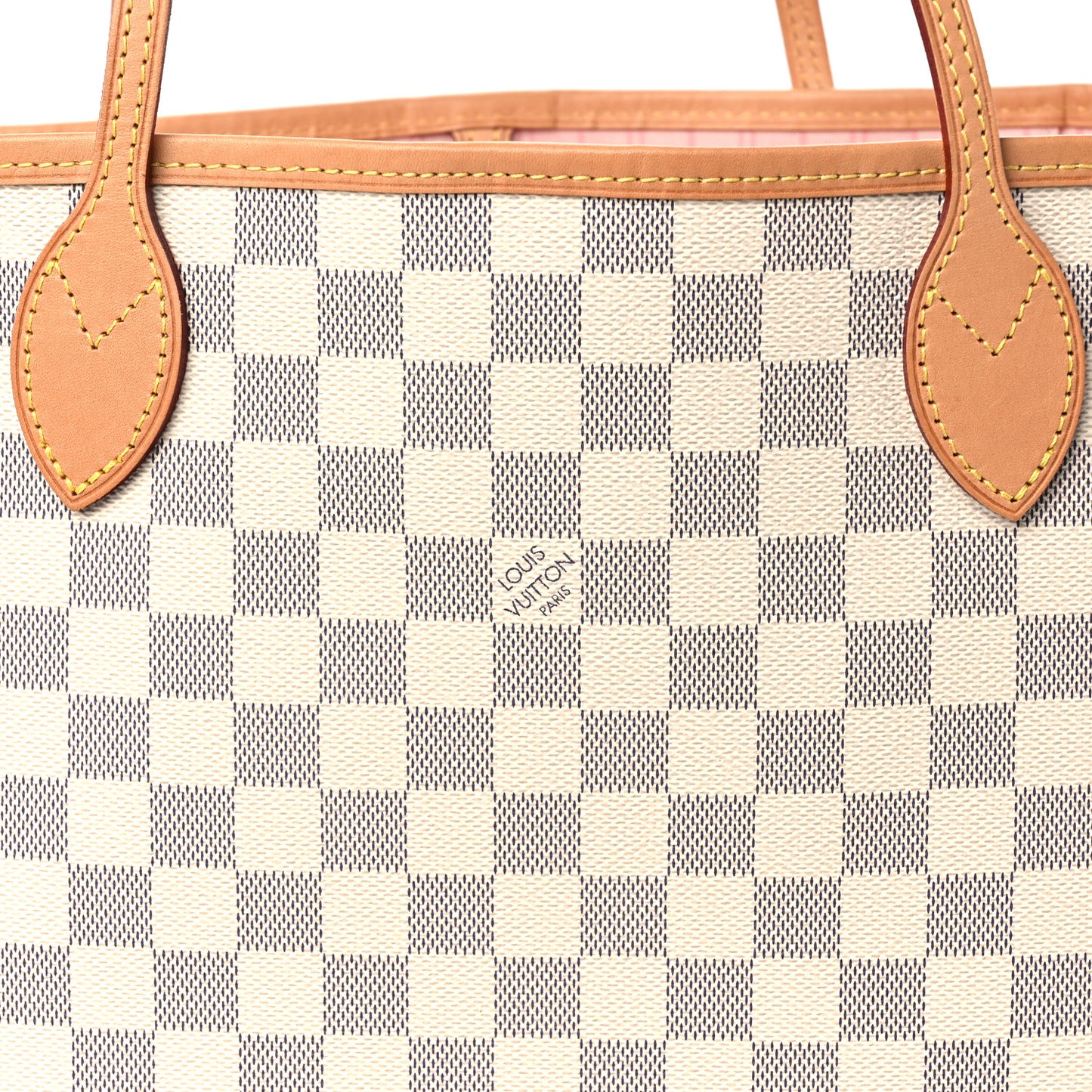 Damier Azur Neo Neverfull MM Rose Ballerine