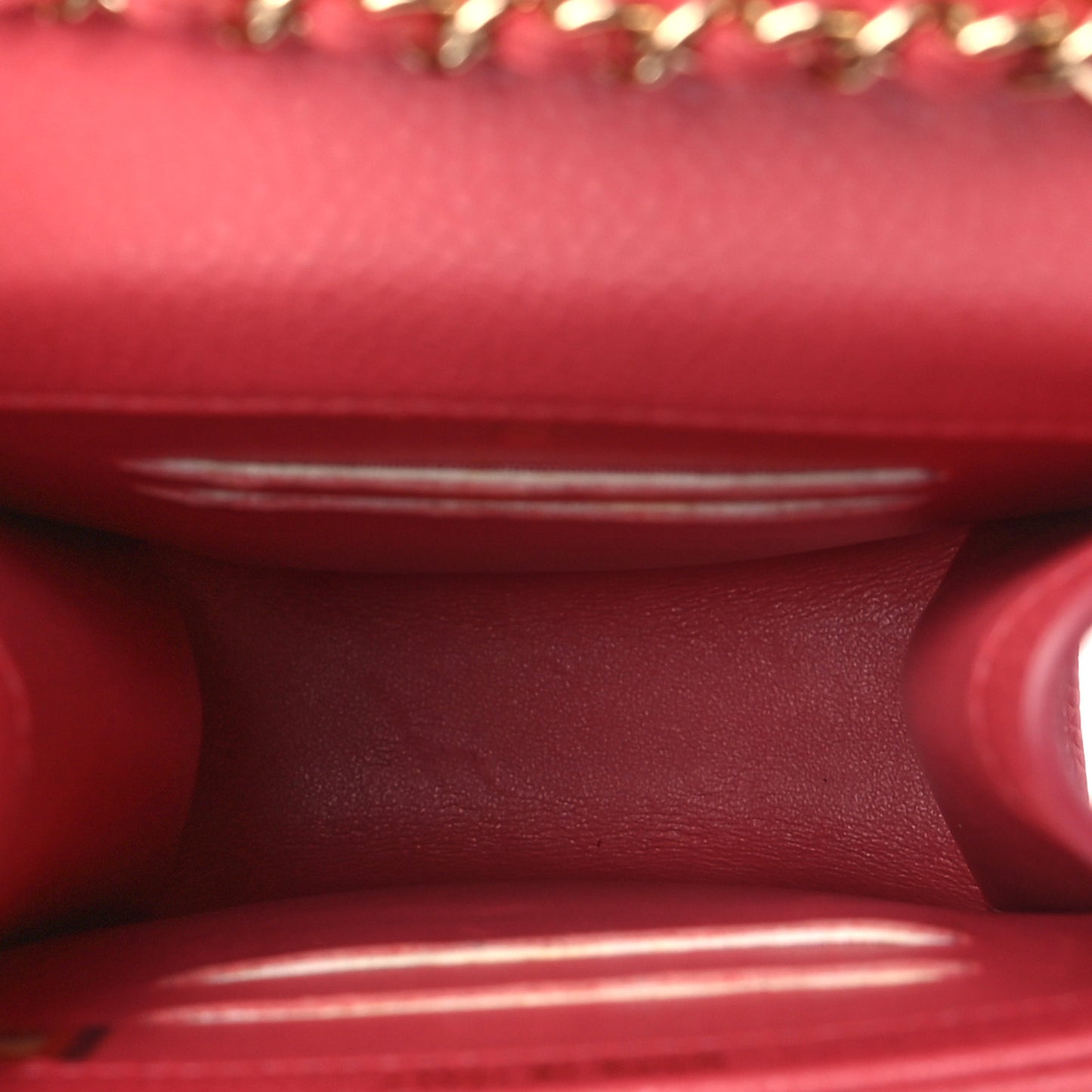 Caviar Quilted Golden Class Phone Holder Pink