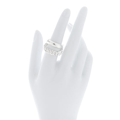 Hermes Sterling Silver MM Boucle Selier Inflexible Ring 54 6.75 2 of 5