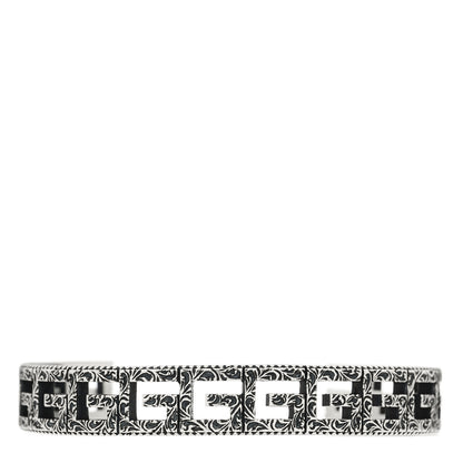 Gucci Sterling Silver Square G Motif Cuff Bracelet 1 of 4