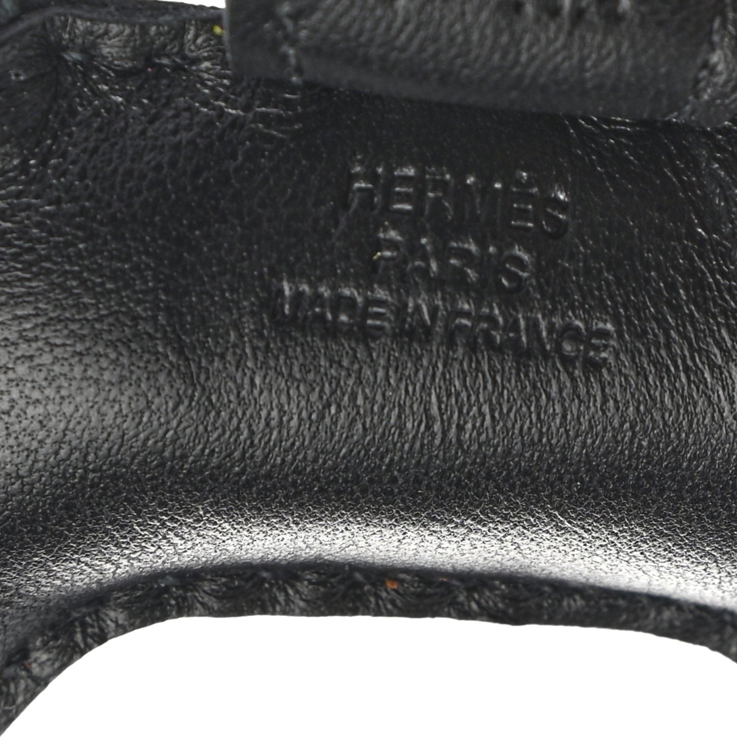 Milo Lambskin Grigri Rodeo Horse Bag Charm PM So Black