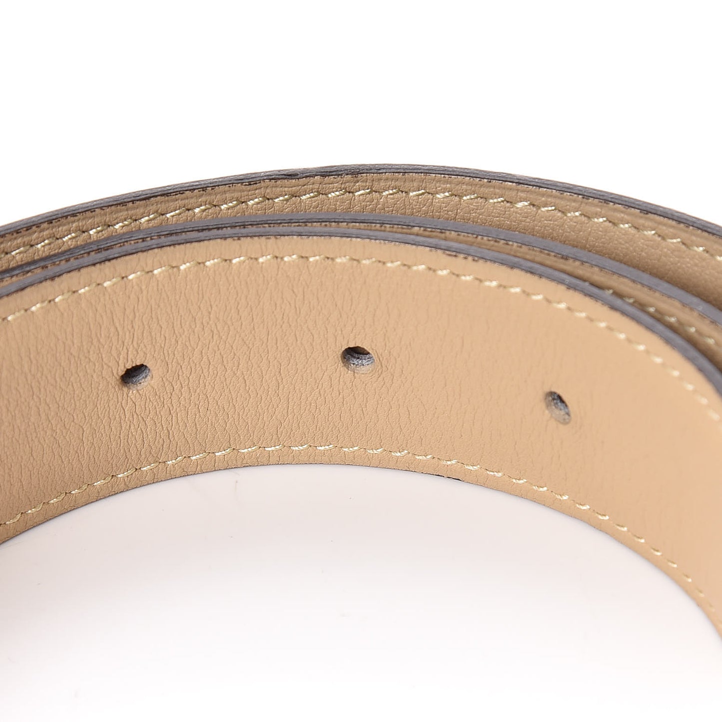 Chamonix Swift Strie 32mm H Belt 90 Chocolate Parchemin