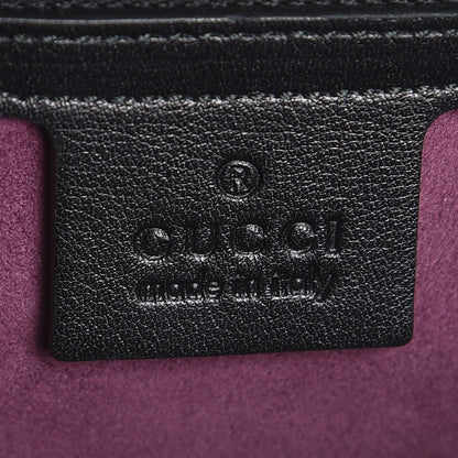 Gucci Python Small Lady Lock Briefcase Clutch Black 6 of 7