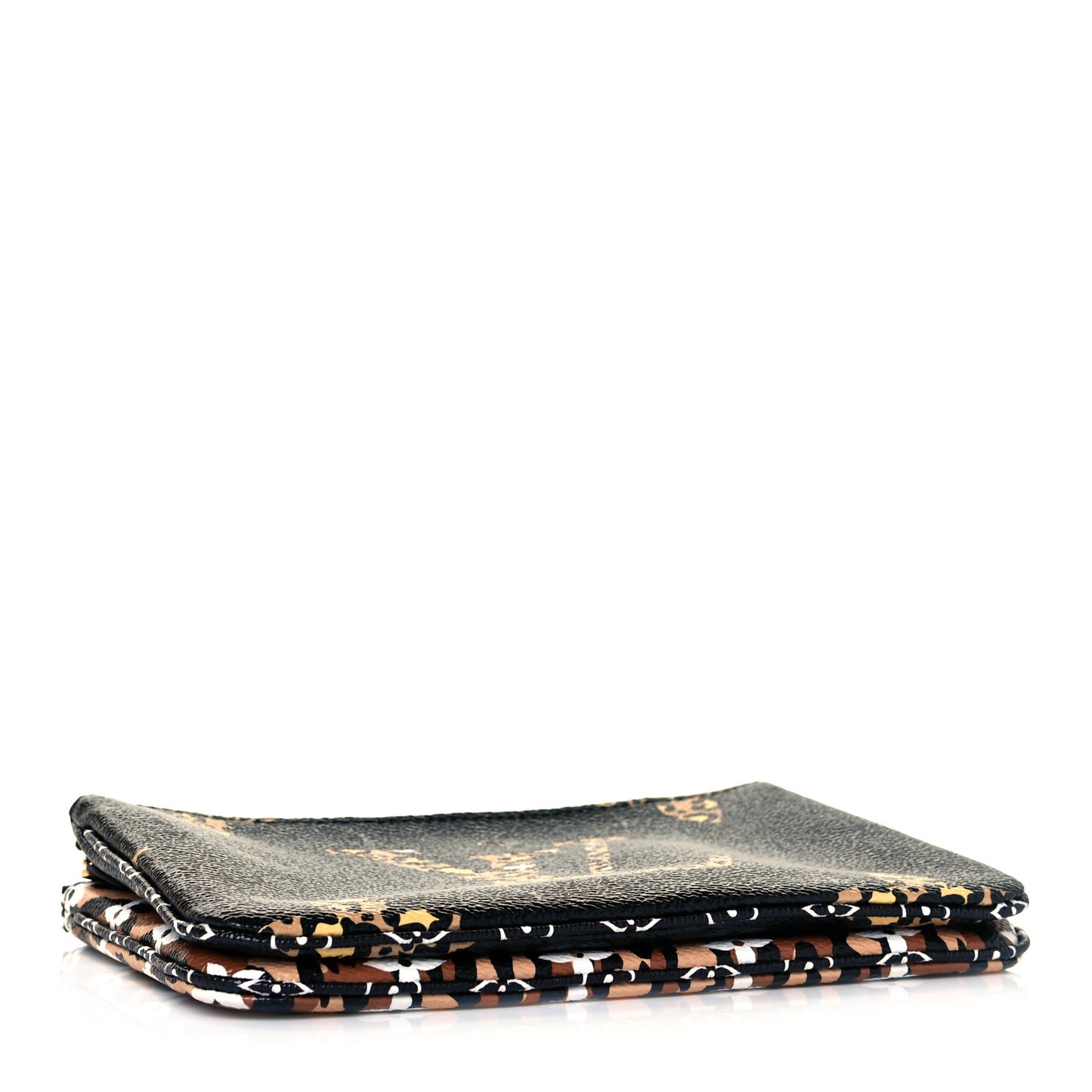 Monogram Giant Jungle Pochette Double Zip Black