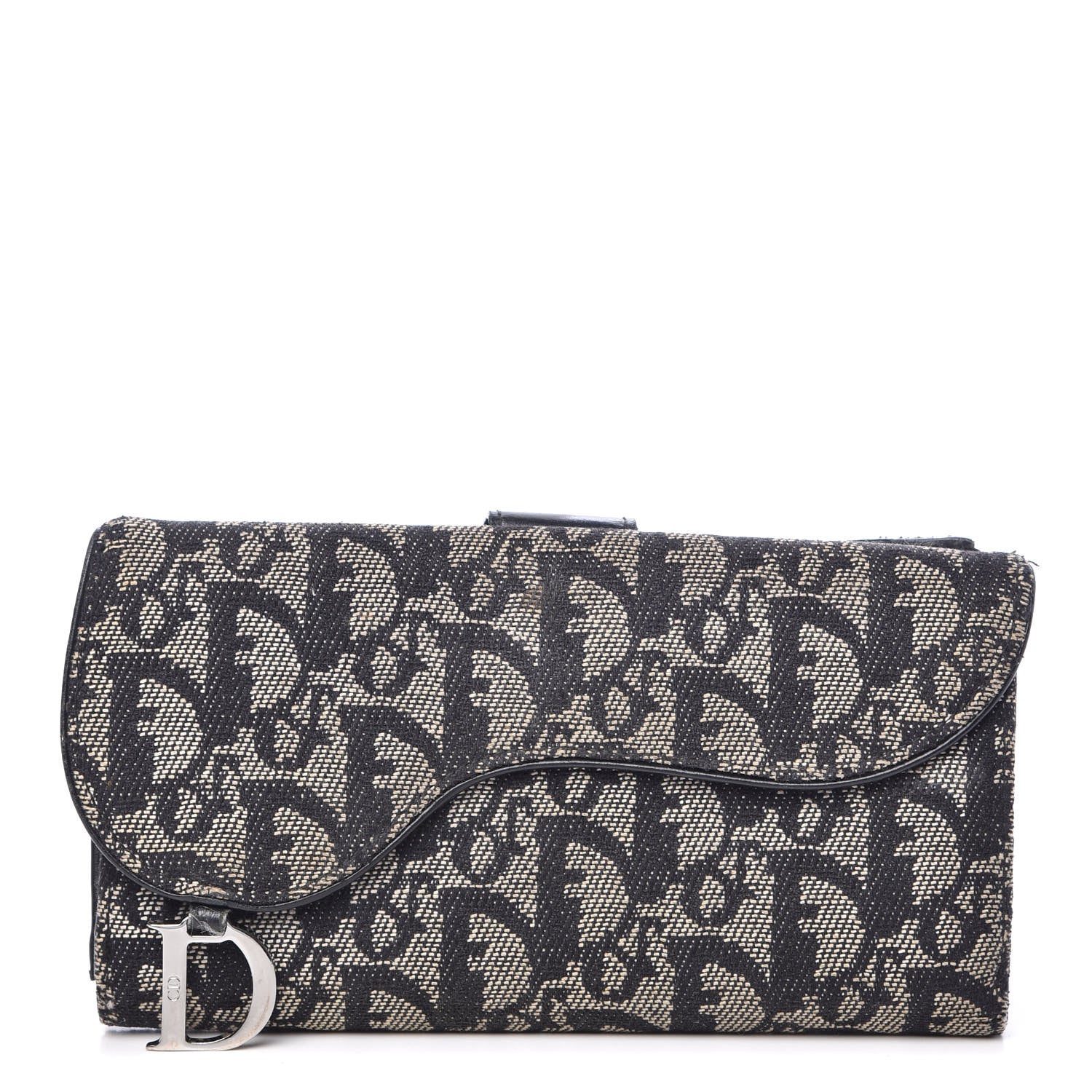 Christian Dior Monogram Charms Continental Wallet Black 1 of 11