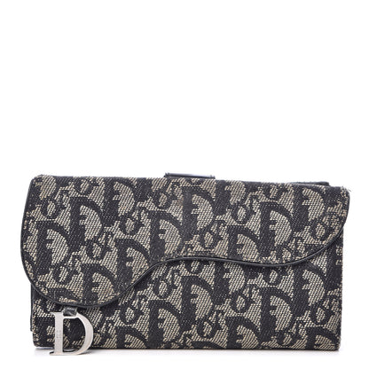 Christian Dior Monogram Charms Continental Wallet Black 1 of 11