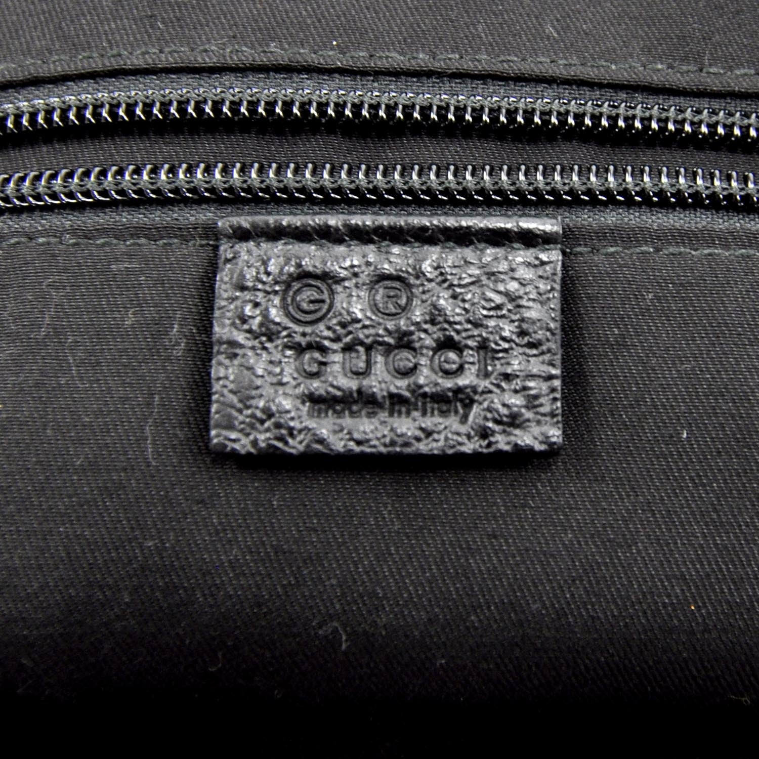 Gucci Nylon Monogram Messenger Bag Black 7 of 11