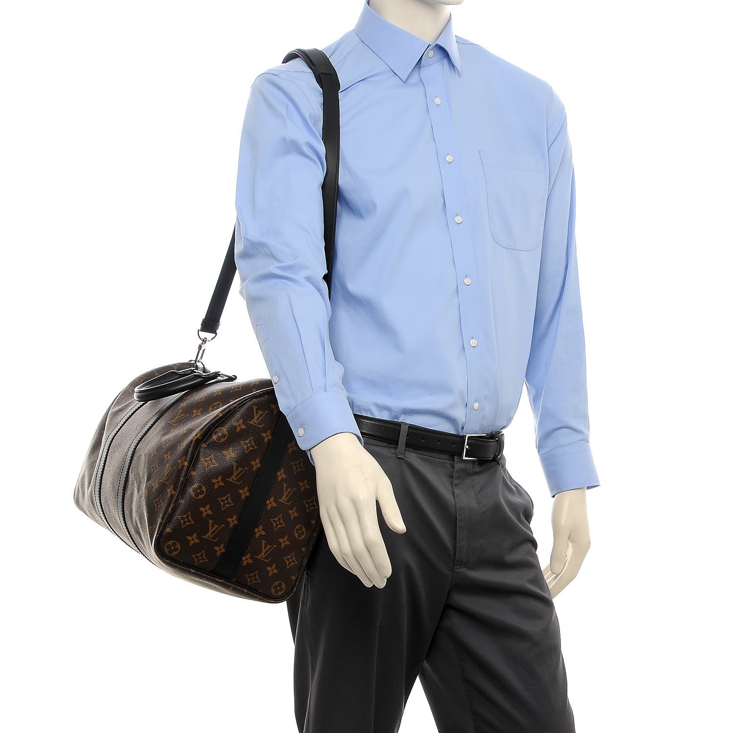 Louis Vuitton Monogram Macassar Keepall Bandouliere 45 2 of 8