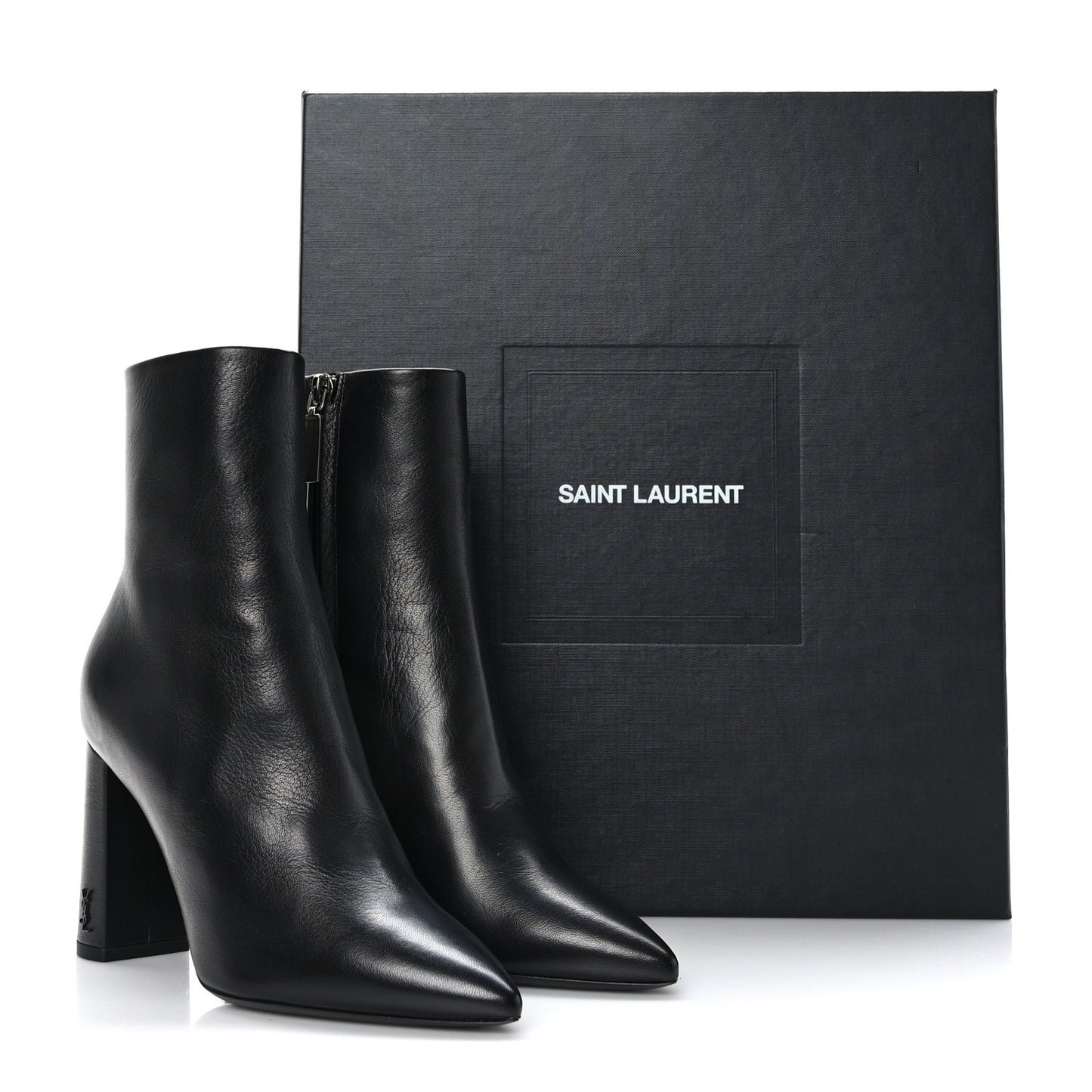 Calfskin Betty 95 Ankle Boots 35 Black