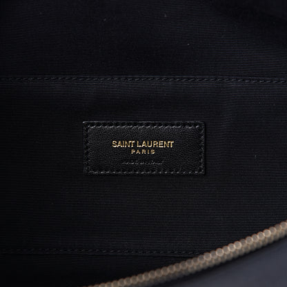 Saint Laurent Grain De Poudre Monogram Belt Bag Black 6 of 9