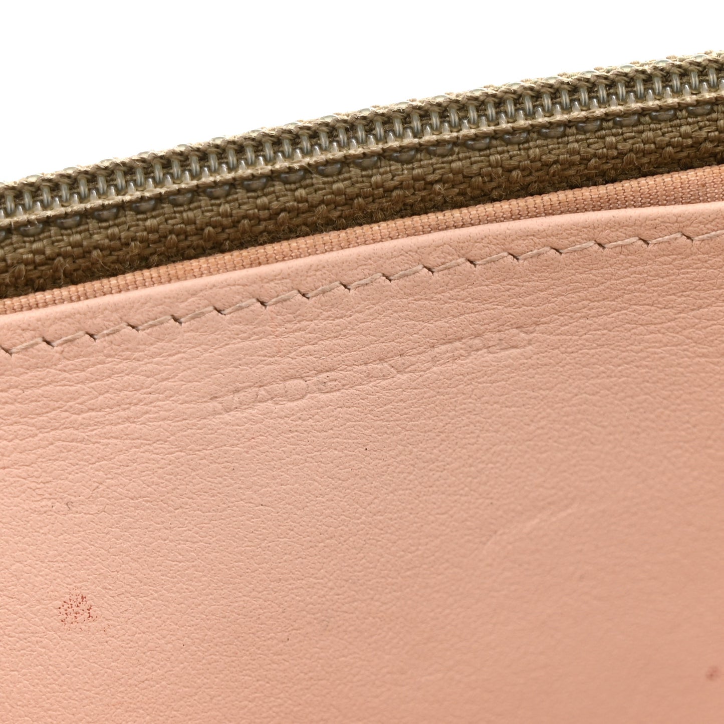 Caviar Quilted Boy Wallet On Chain WOC Khaki