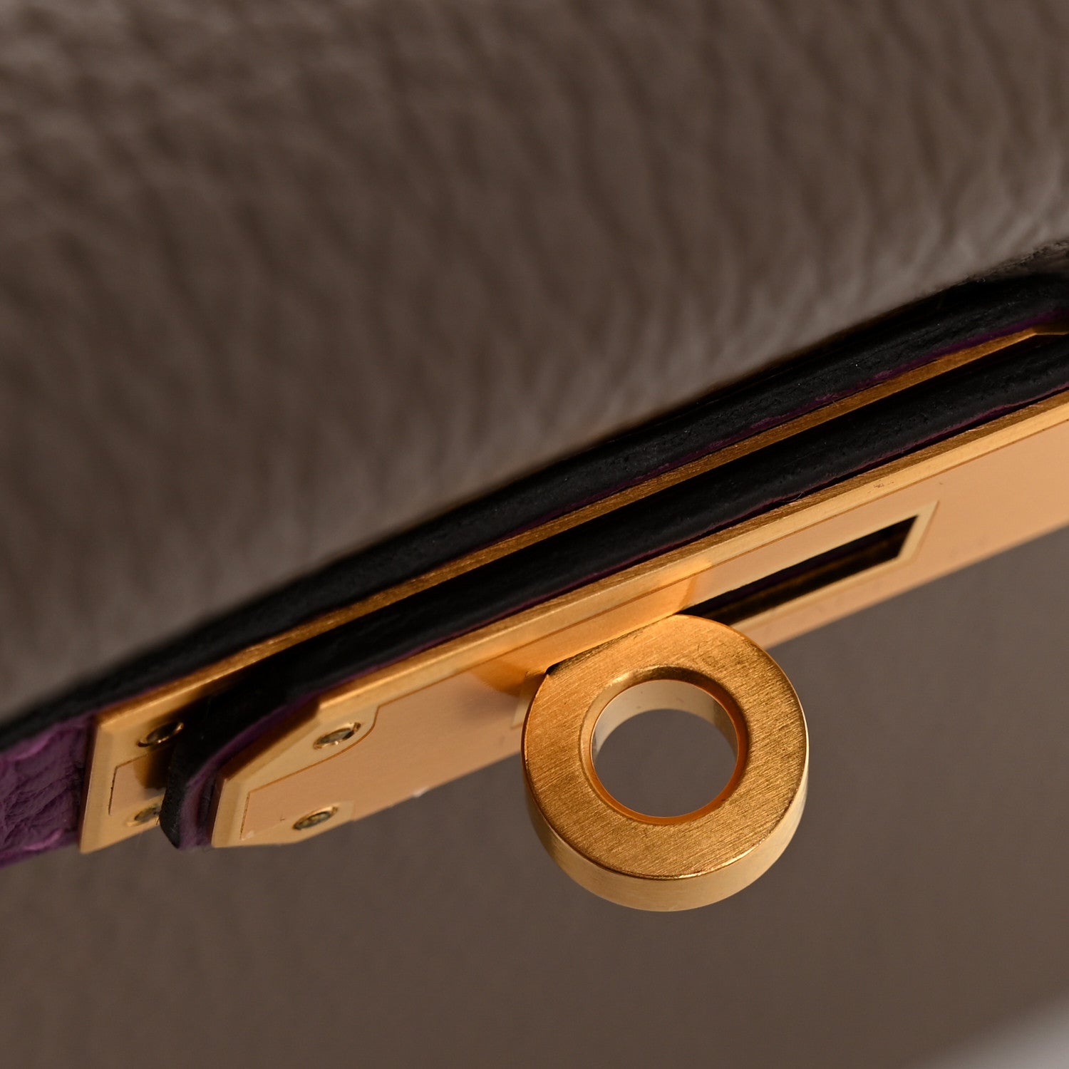 Hermes Togo Horseshoe Kelly Retourne 28 Gris Asphalte Anemone 13 of 15
