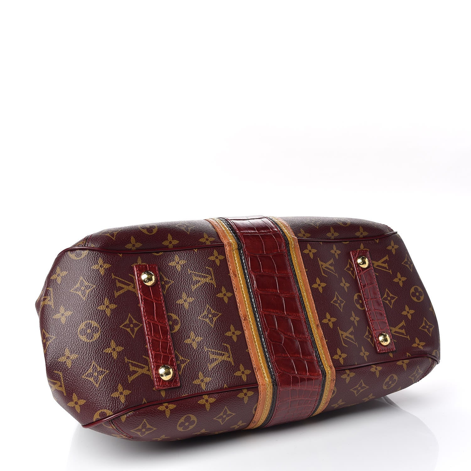 Louis Vuitton Monogram Mirage Griet Exotic Bordeaux 4 of 10