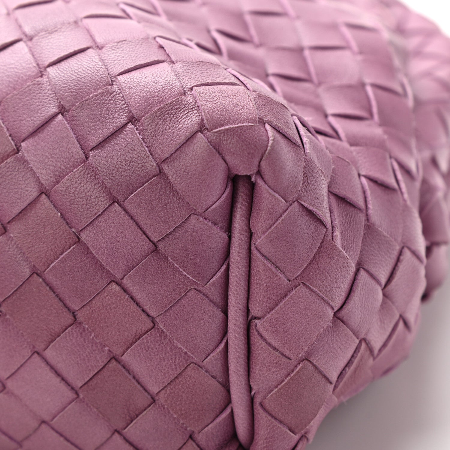 Bottega Veneta Nappa Intrecciato The Lauren 1980 Clutch Peony 11 of 14