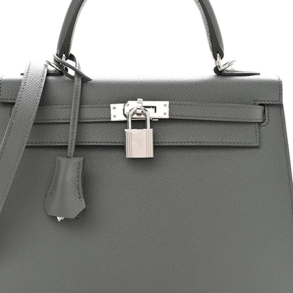 Hermes Epsom Kelly Sellier 25 Vert Amande 8 of 10