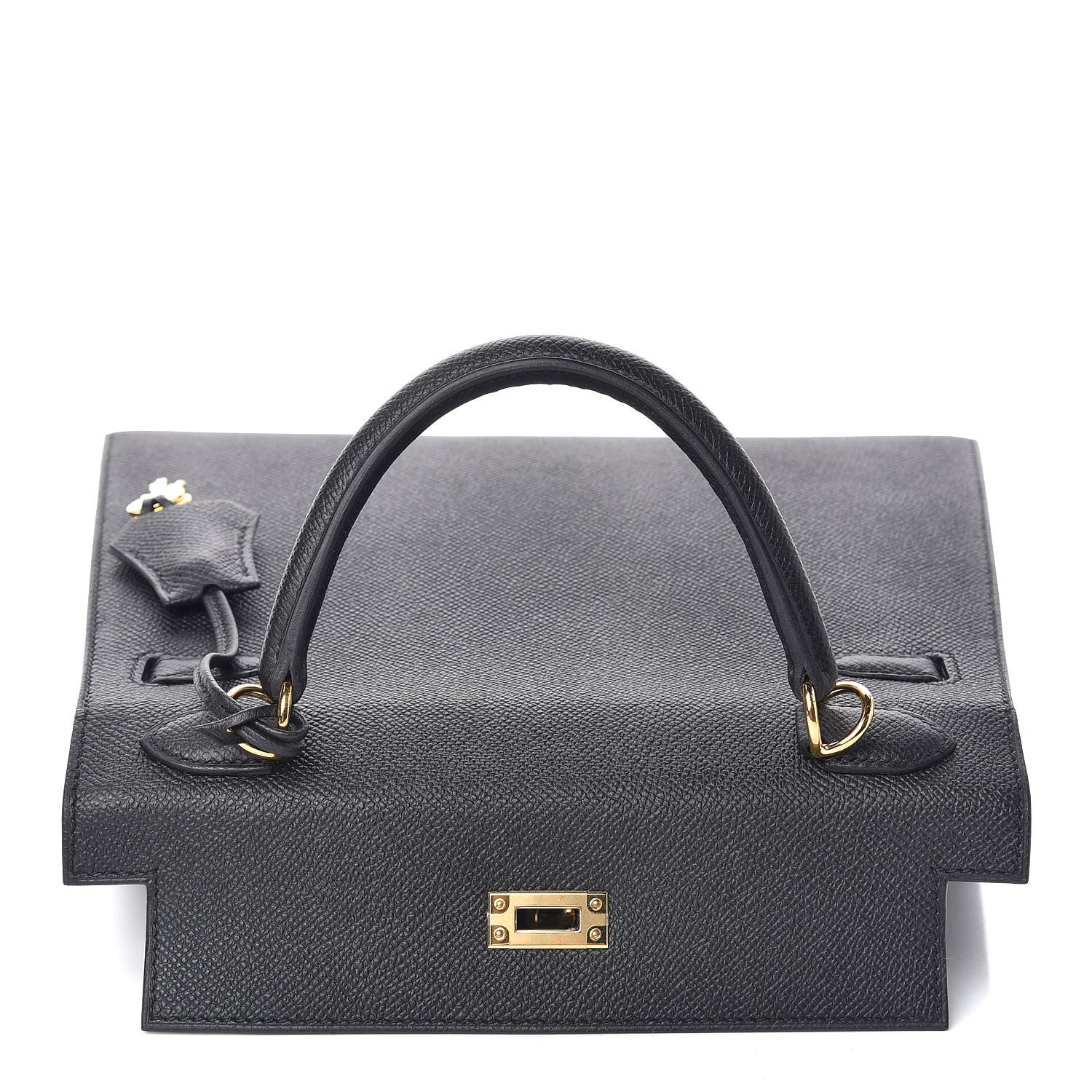 Hermes Epsom Kelly Sellier 25 Black 16 of 35