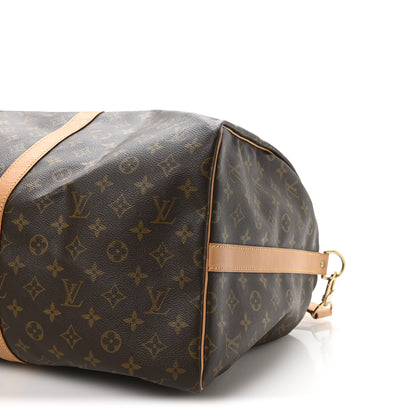 Louis Vuitton Monogram Keepall Bandouliere 55 9 of 9
