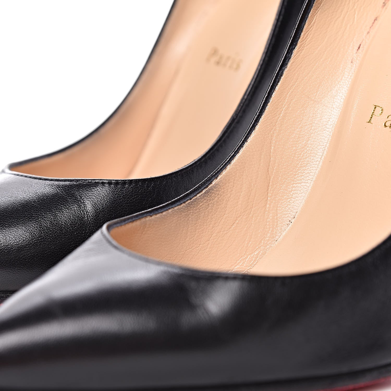 Christian Louboutin Shiny Nappa Pigalle Follies 100 Pumps 36.5 Black 12 of 17