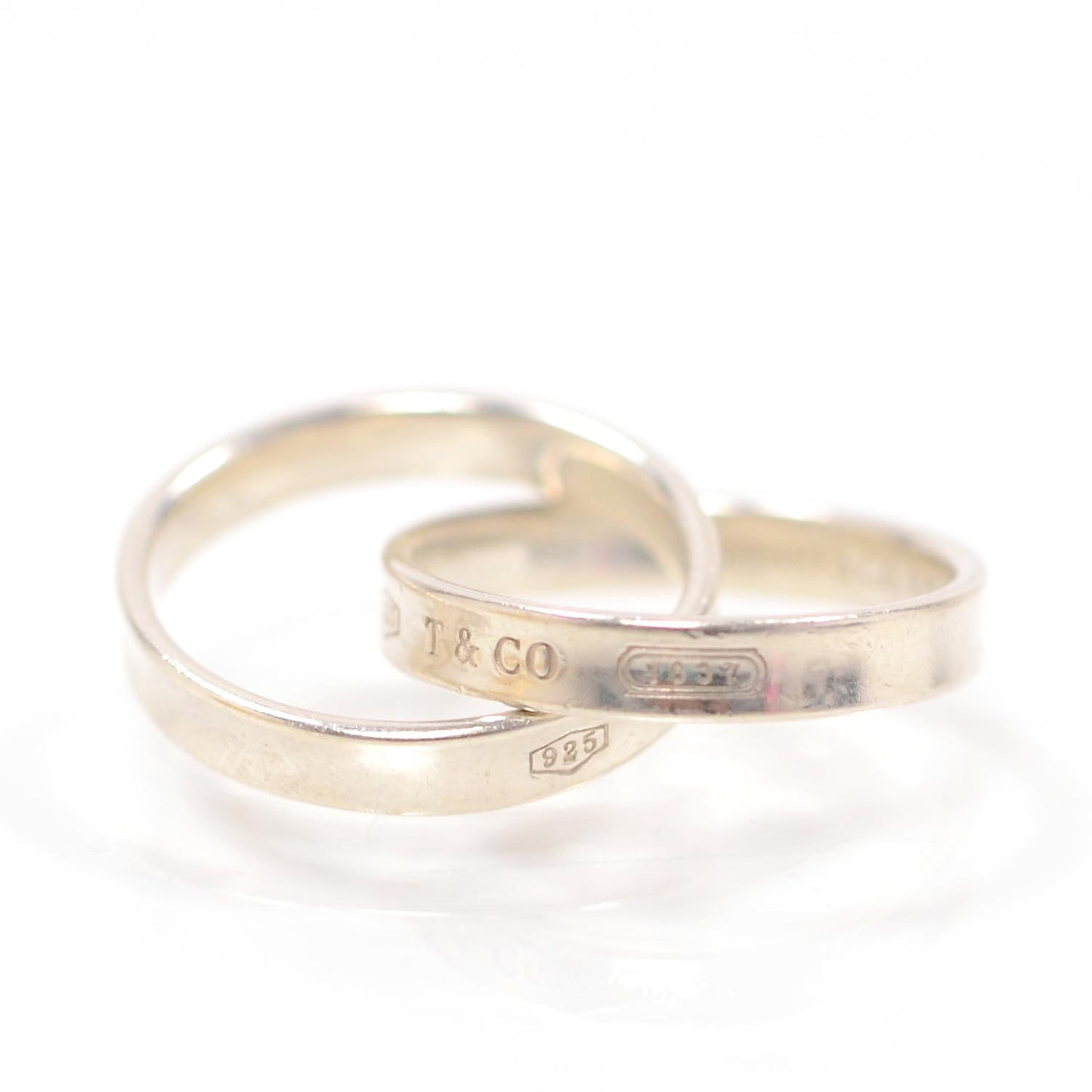 Sterling Silver 1837 Interlocking Ring 6.5