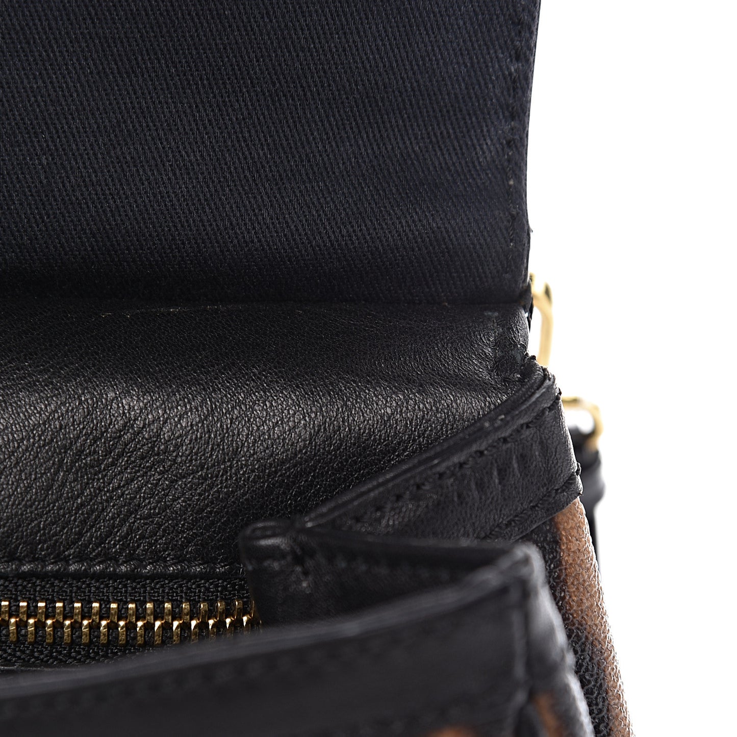 Dauphine Leopard Print Small Miss Sicily Satchel Black
