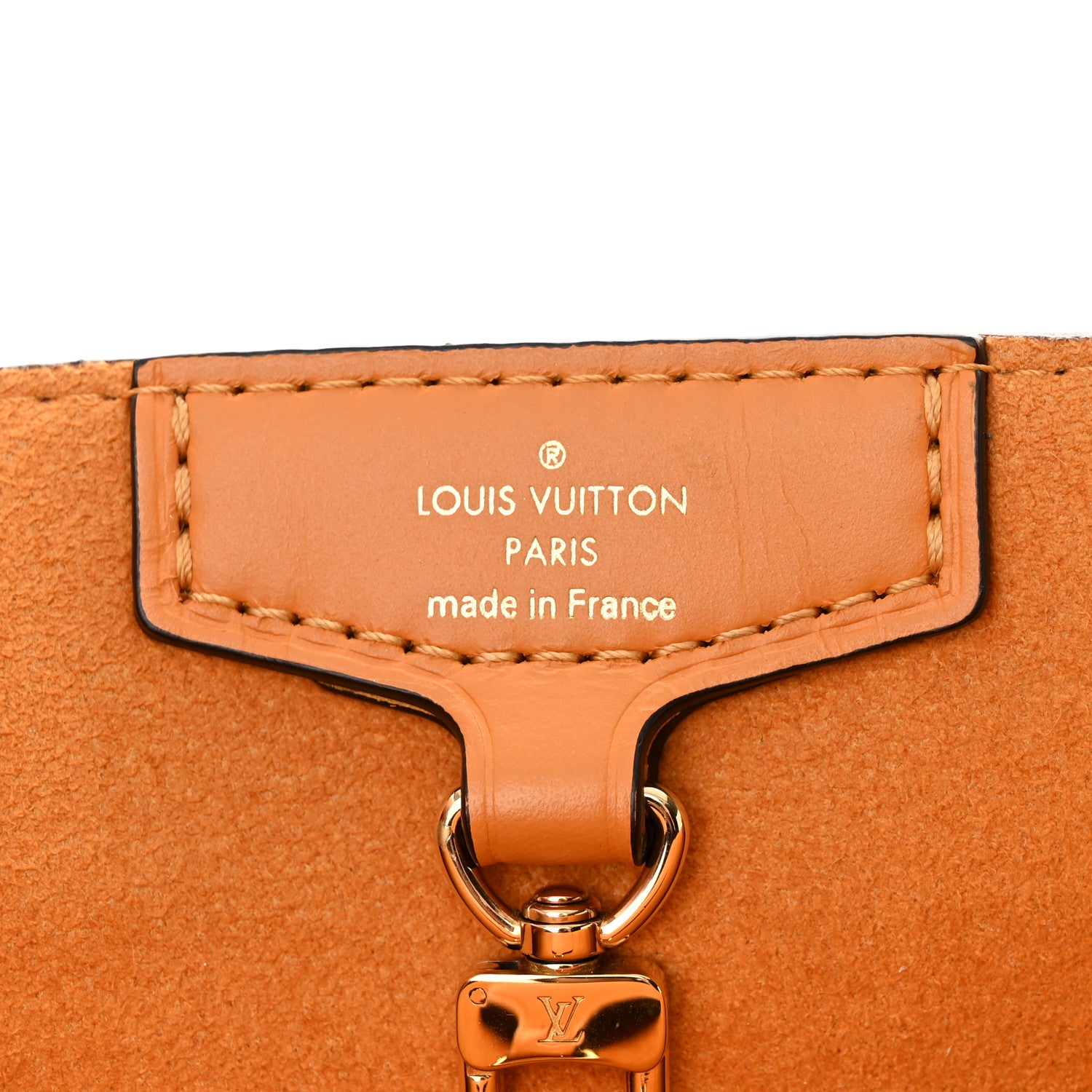 Louis Vuitton Damier Ebene Belmont PM Safran 6 of 11