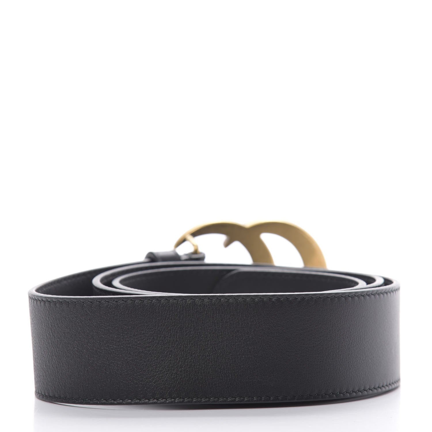 Gucci Calfskin Double G 40mm Belt 90 36 Black 2 of 8