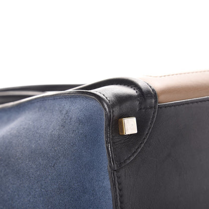 Celine Smooth Calfskin Suede Micro Tri-Color Luggage Beige 10 of 13