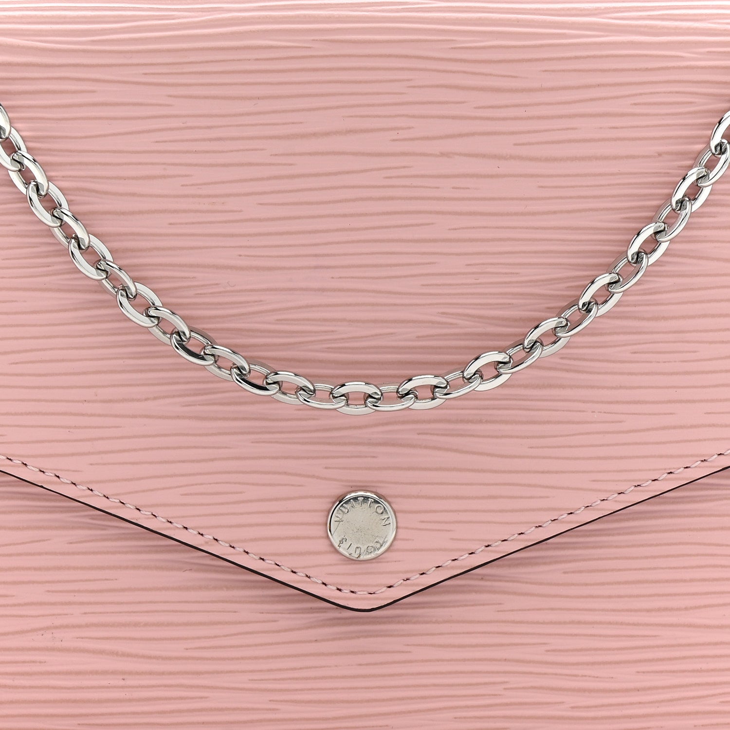 Louis Vuitton Epi Pochette Felicie Rose Ballerine 9 of 13