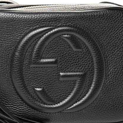 Gucci Pebbled Calfskin Small Soho Disco Bag Black 7 of 10