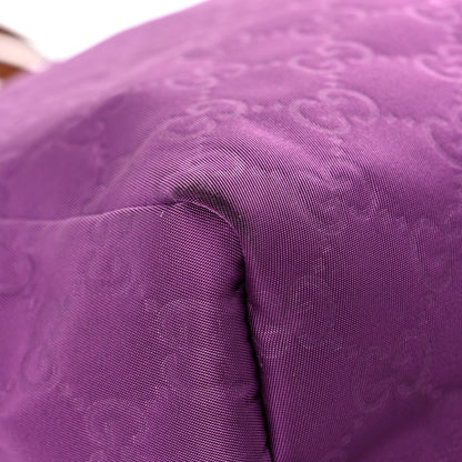 Gucci Nylon Guccissima Medium Tote Purple 8 of 35