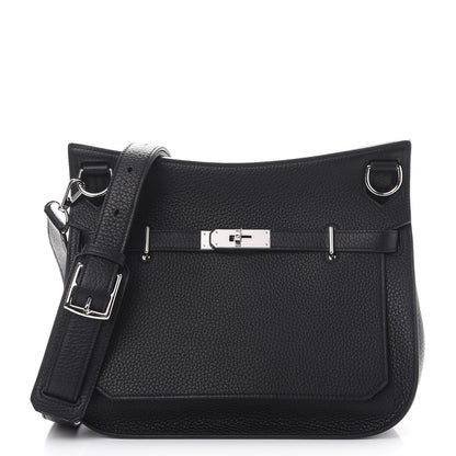 Hermes Taurillon Clemence Jypsiere 28 Black 1 of 8