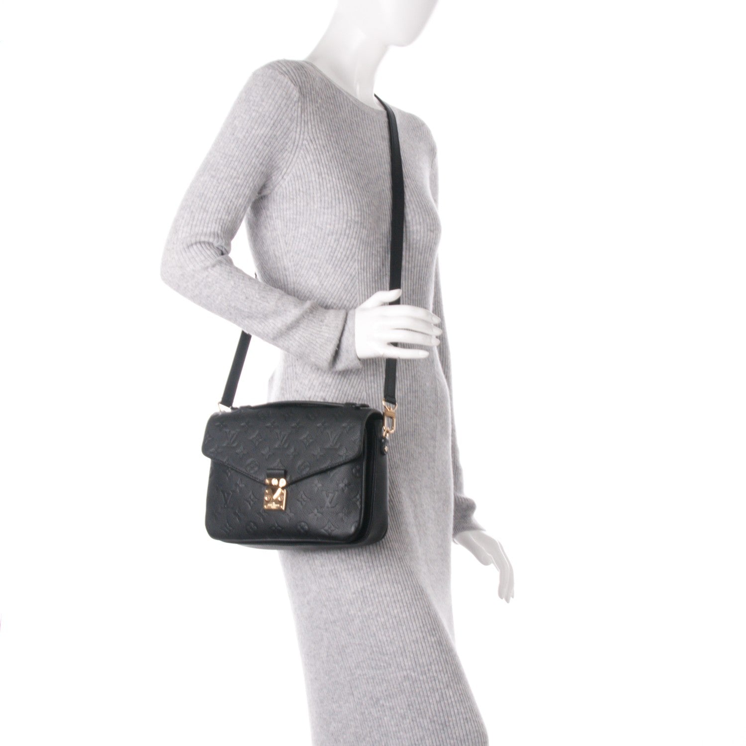 Louis Vuitton Empreinte Pochette Metis Black 2 of 8