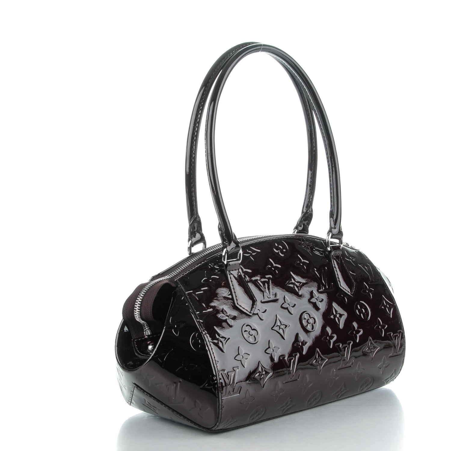 Louis Vuitton Vernis Sherwood PM Amarante 3 of 7